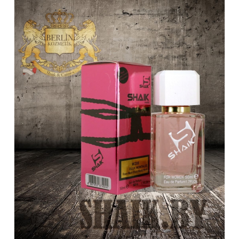 Туалетная вода SHAIK № 208 Montale Roses Musk (50ml)